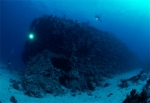 Covered shipwreck