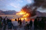 Burning UFO