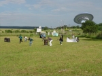 UFO point on moutain