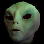 Crying alien