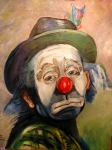Sad clown